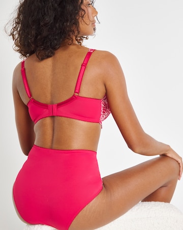 Pretty Secrets (2 Pack) Ella Lace Brief Knickers Pink Multi