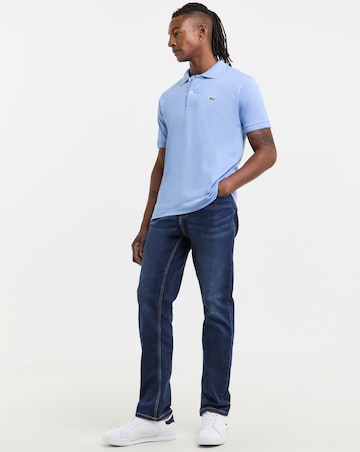 Lacoste Classic Short Sleeve Pique Polo - Blue