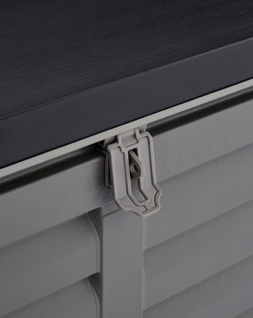 Charles Bentley Black/Grey 390L Storage Box