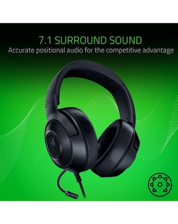 Razer Kraken X Lite Gaming Headset - Black