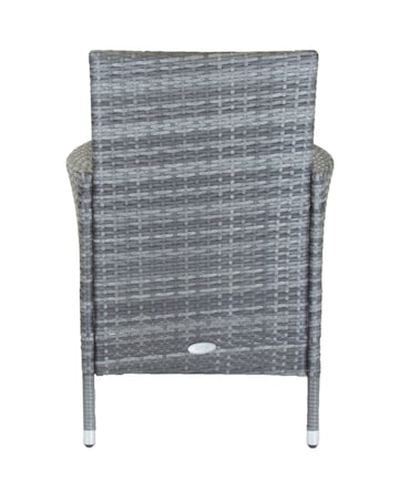 Charles Bentley 4 Seater Round Rattan Dining Set