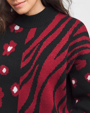 Joe Browns Mix Print Animal Jumper