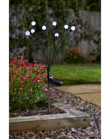 8-Stem GloGlobes Stake Light - Cool White