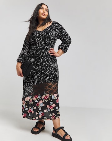 Joe Browns Lace Insert Maxi Dress