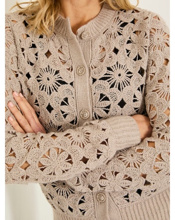 FatFace Cara Crochet Cardi