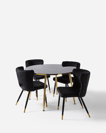 Joanna Hope Etienne Table with 4 Chairs