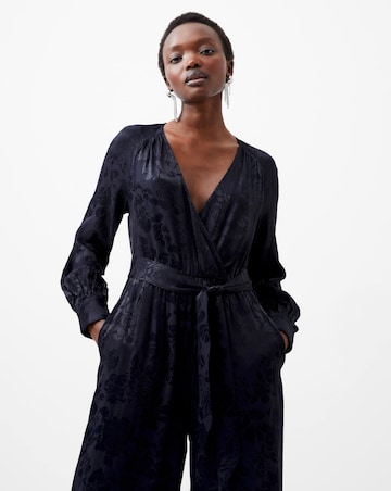 French Connection AryaSatin Jacquard Jumpsuit