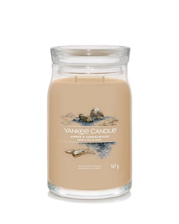 Yankee Candle Signature Large Jar Amber and Sandalwood