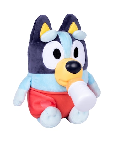 Bluey Cuddle & Care Baby Bluey Plush Toy with Sounds