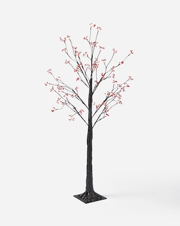 Red Berry LED Twig Christmas Tree