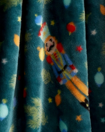 Catherine Lansfield Nutcracker Fleece Throw