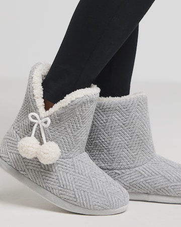 Dory Slipper Boots - Extra Wide Fit (EEE)