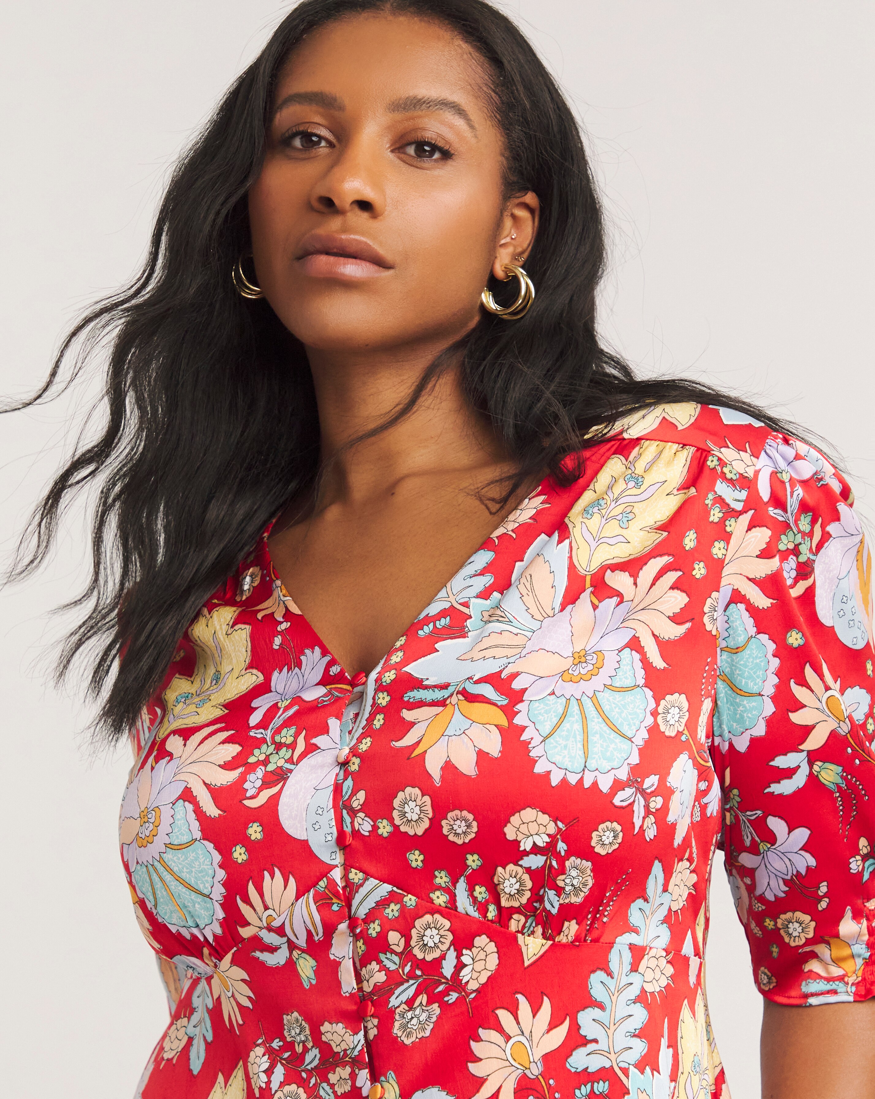 Joe Browns Poppy Floral Midi Dress | JD Williams