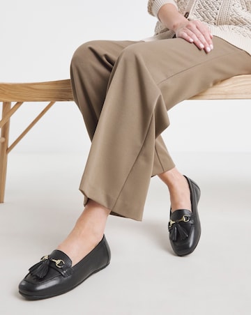 Heavenly Soles Prague Leather Driving Moccasins - Extra Wide Fit (EEE)