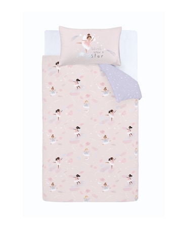 Catherine Lansfield Dancing Fairies Reversible Duvet Cover Set