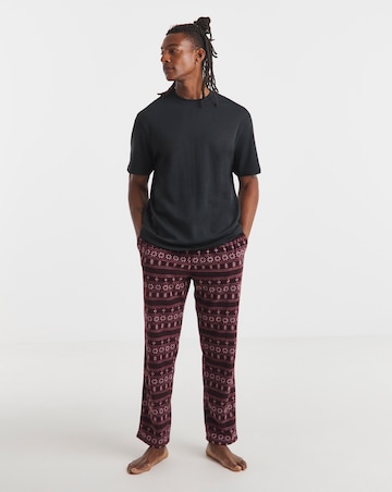 Christmas Fairisle Fleece Lounge Pant