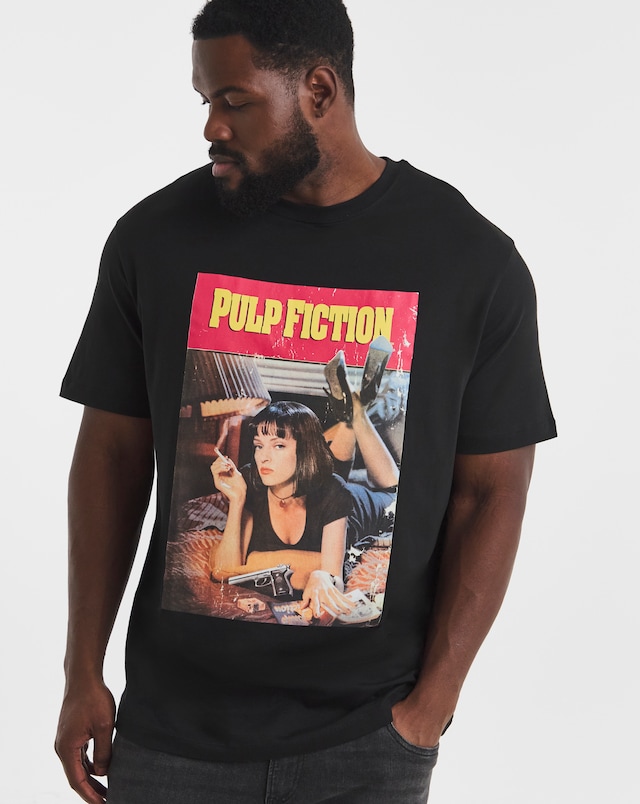 JACK & JONES Pulp Fiction Graphic T-Shirt - Black
