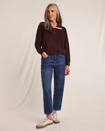 Julipa Jersey Cord Henley Sweatshirt