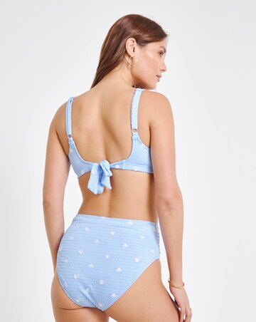 Embroidered Shell Bikini Set