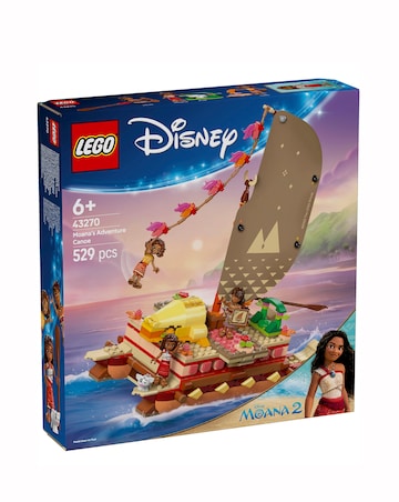 LEGO Disney Princess Moana's Adventure Canoe Set 43270