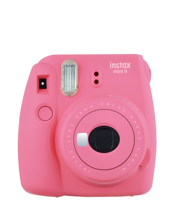 Fujifilm Instax Mini 9 Instant Camera with 10 Shot Macaron Film Pack - Pink
