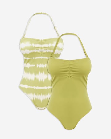 2 Pack Value Bandeau Swimsuits