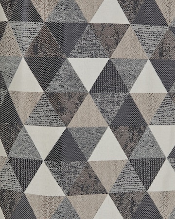 Zada Linear Geo Jacquard Eyelet Curtains