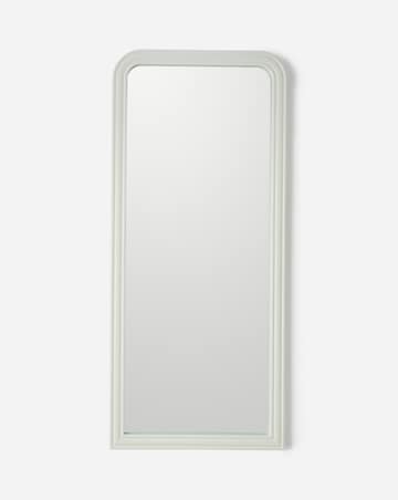 White Leaner Mirror