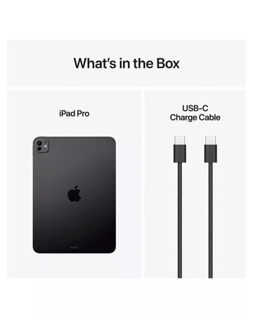 Apple iPad Pro (M5, 2025) 11inch Nano-Texture Glass Wi-Fi 1TB - Space Black