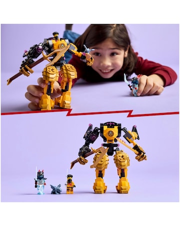 LEGO NINJAGO Arin's Spinjitzu Battle Mech Toy Set with 2 Minifigures 71839