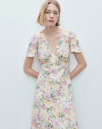 Mango Floral Midi Dress