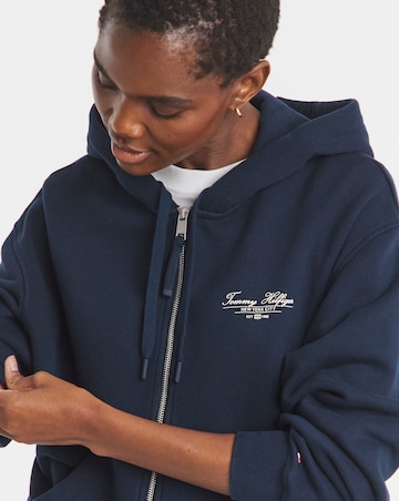 Tommy Hilfiger Script Zip Hoodie