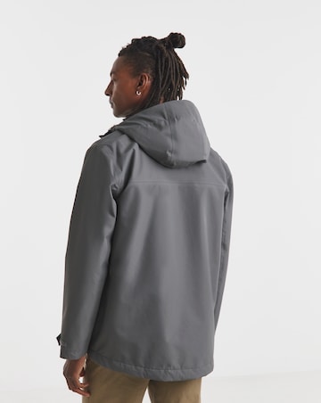 Grey Fleece Lined Waterproof Anorak