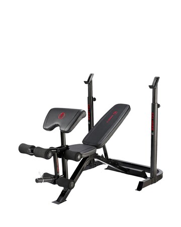 Marcy BE3000 Mid Width Bench and Adjustable Squat Rack