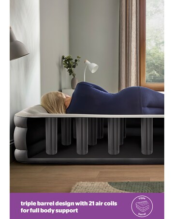 Silentnight Ultimate Deep Sleep High-Rise Airbed with Electric Pump - Single
