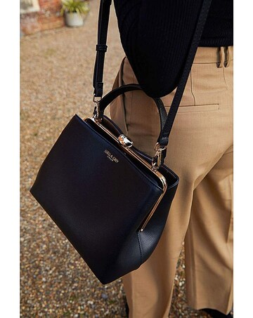 Luella Grey Louisa Black Crossbody Tote