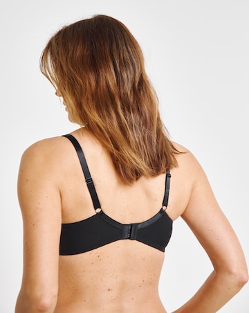 Pretty Secrets (2 Pack) Full Cup Wired Cotton Bras (B-G) White/Black