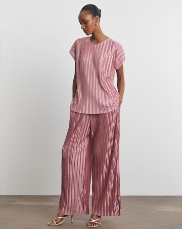 Joanna Hope Plisse Blouse