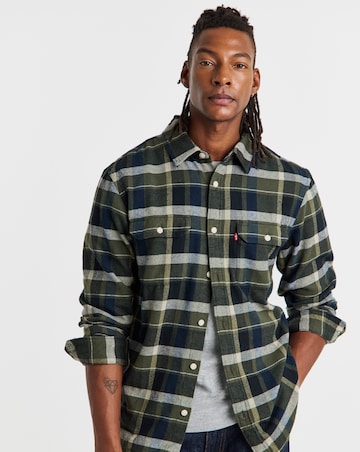 Levi's Jackson Worker Shirt - Green Plaid