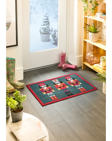 My Mat Nylon Indoor Pattern Christmas Nutcracker Doormat