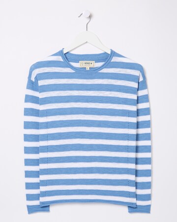 FatFace Isabelle Stripe Cotton Linen Jumper