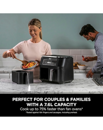 Ninja Foodi 4-in-1 Dual Zone Air Fryer 7.6L