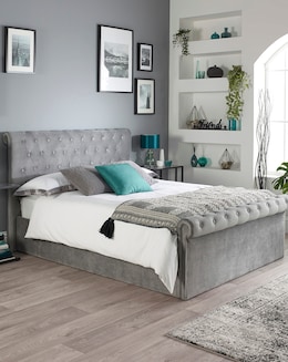 Aspire Chesterfield Side Lift Ottoman Bed