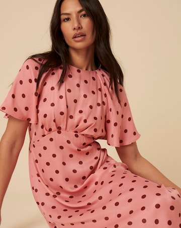 Nobody's Child Maderia Spot Midi Dress