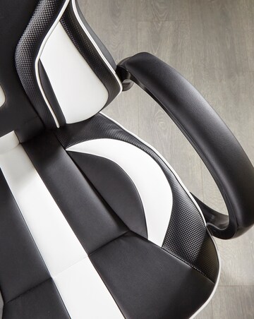 X Rocker Maverick Office Gaming Chair - Black/White