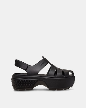 Crocs Black Stomp Fisherman Sandals