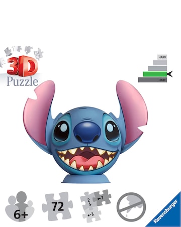 Ravensburger Stitch with Ears 3D Puzzle Ball, 72pc