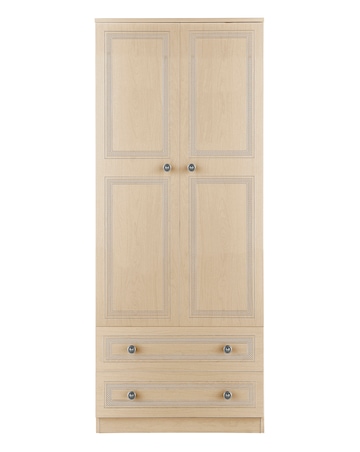 Richmond Ready Assembled 2 Door 2 Drawer Wardrobe