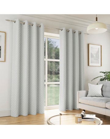 Tokyo Velvet Eyelet Curtains