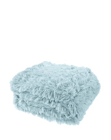 Catherine Lansfield Shaggy Fleece Throw